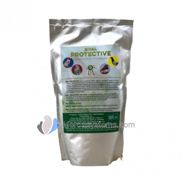 BiPal Protective 500 gr. (Excelente Protector contra os Parasitas Externos, 100% natural). Para Pombos e Pássaros.