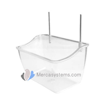 Acesorios para aves e pássaros: Comedouro - Bebedouro Grande con gancho de metal