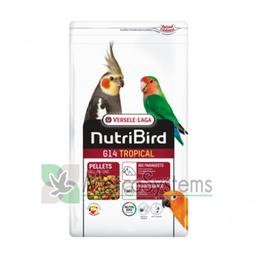 Versele Laga NutriBird G14 Tropical, 1kg (comida manutenção completa e equilibrada)