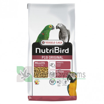 Versele Laga NutriBird P19 Original, 10Kg (Criação de alimento para papagaios - monocolour)
