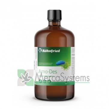 Rohnfried Amo-Des 1 litro (desinfectante altamente eficaz contra bactérias, vírus e fungos) 