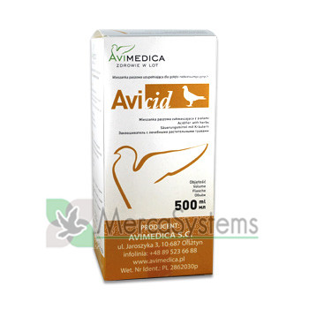 AviMedica Avicid 500 ml (100% natural preventiva contra distúrbios digestivos)