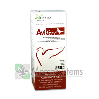 AviMedica AviFerr 250 ml(multivitamínico estimulador imune com ferro)