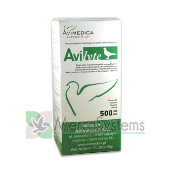 AviMedica Avilyte 500 ml (eletrólitos, aminoácidos e vitaminas) 