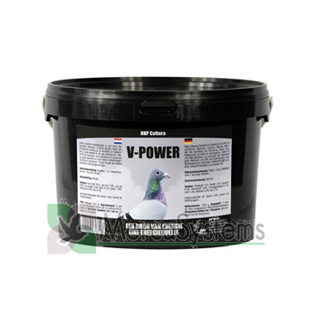 DHP Cultura V-Power 2 litros (proteínas, minerais e vitaminas de alta calidade) para pombos e pássaros