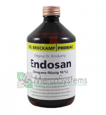 Dr Brockamp Probac Endosan 500 ml, (orégano líquido al 10%). Para Pombos de Correio