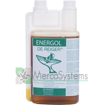 DE Reiger Energol 1 litro, (mistura de 20 óleos). Para Pombos de Correio