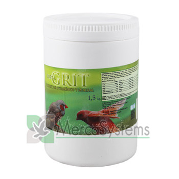 Bipal Grit 1.5kg, para pássaros, (Grit enriquecido com vitaminas e aminoácidos)