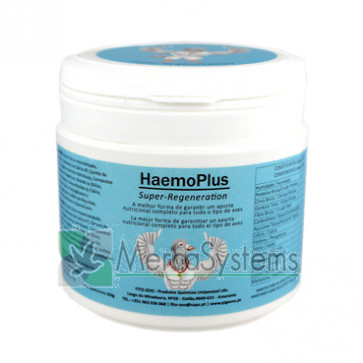 Ibercare HaemoPlus Super-Regeneration 250gr (Vitaminas + minerais + aminoácidos). Para pombos-correio.