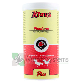 Vitaminas para galos: Klaus Picoform 350gr, (excelente complemento para galos e outras aves domésticas)