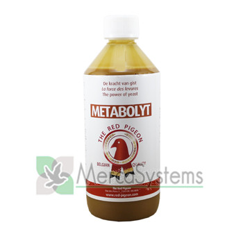 Loja online de productos para pombos e para Columbofilia: The Red Pigeon Metabolyt 500ml, (elaboradas com base de levedura líquida)