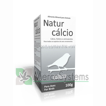 Loja online de productos para pássaros e para Columbofilia: Avizoon Natur Calcio 100 gr, (cálcio enriquecido com e fósforo aminoácidos).