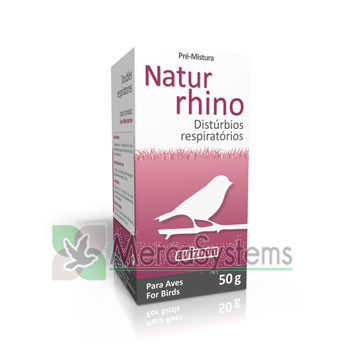 Avizoon Natur Rhino 50 gr, (produto 100% natural que previne problemas respiratórios). Pássaros
