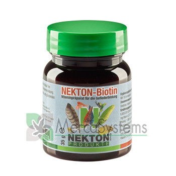 Nekton Biotin 35gr, (estimula el crecimiento de las plumas)