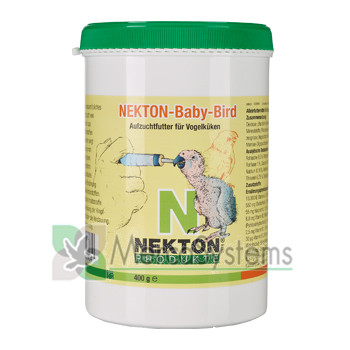Nekton Baby Bird 400gr, (papa de criação mão com probióticos e prebióticos).