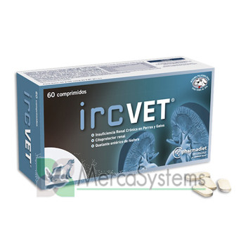 Pharmadiet IRC-VET 60 comp, (insuficiencia renal crónica). Perros y gatos 