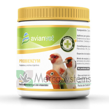 Avianvet Probienzym 100gr (Probiótico y Digestivo para todo tipo de pájaros)