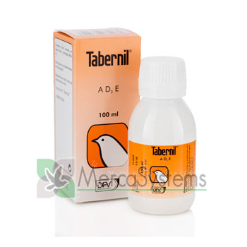Tabernil AD3E 100ml, (vitaminas para reprodução de pássaros e aves)