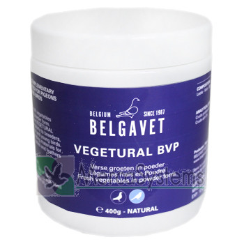 BelgaVet Vegetural 400 gr (legumes com Spirulina) para pombos e aves 