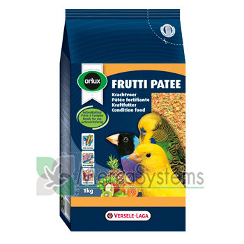 Versele Laga Orlux Frutti Patee pasta molhada multicolor 1kg, canários aves exóticas e periquitos